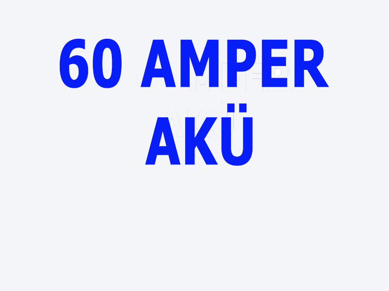 60 Amper Akü